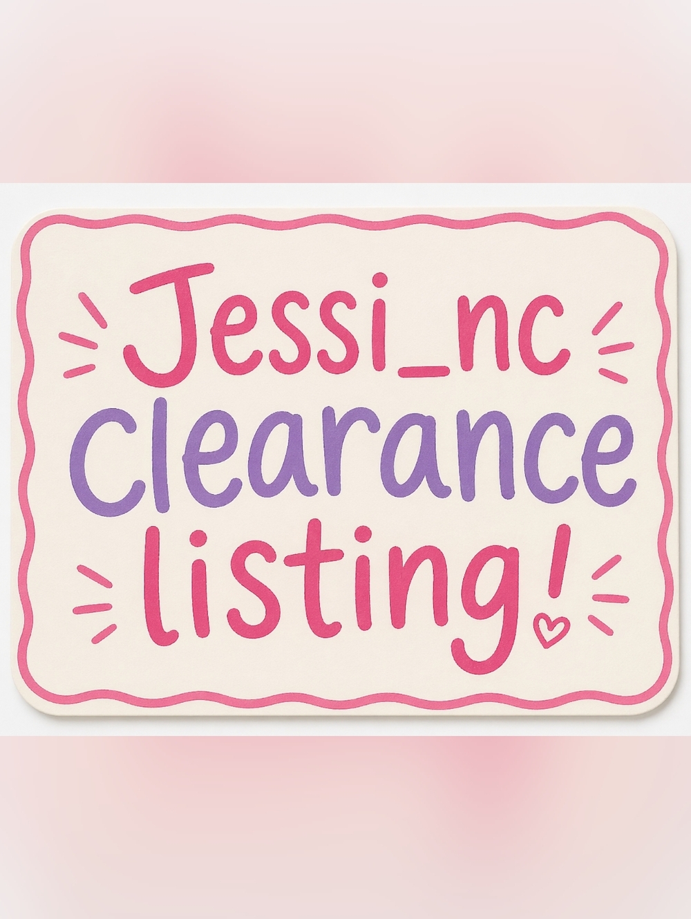 50-100 CLEARANCE LISTING!